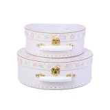 Lot de 2 valisettes cygnes