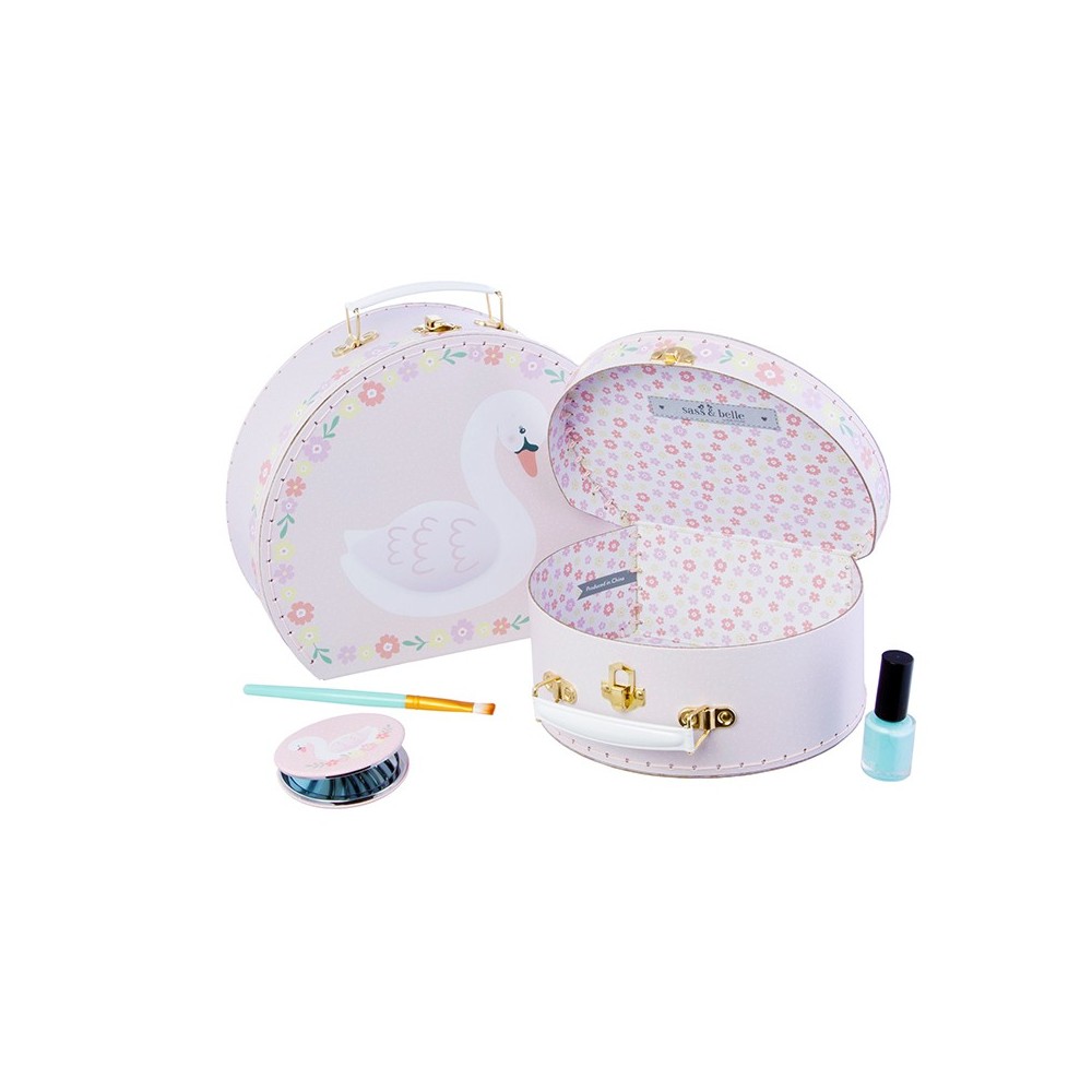 Lot de 2 valisettes cygnes