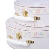 Lot de 2 valisettes cygnes