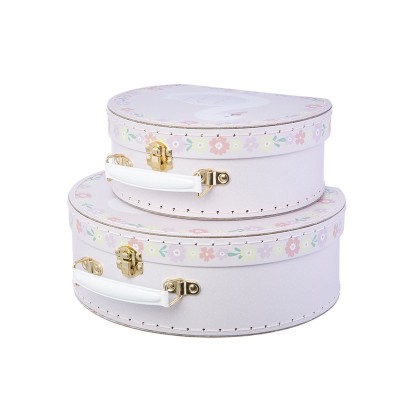 Lot de 2 valisettes cygnes