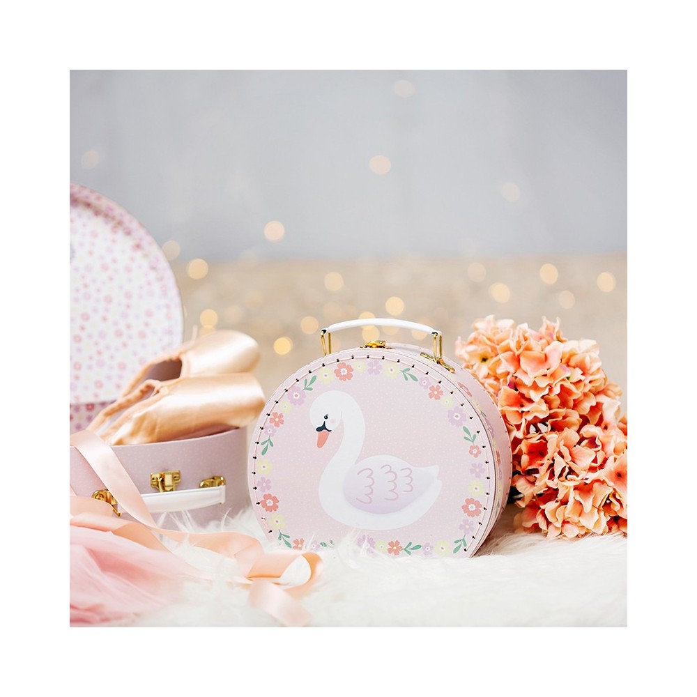 Lot de 2 valisettes cygnes