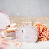 Lot de 2 valisettes cygnes