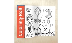 Mudpuppy - Mini rouleau à colorier