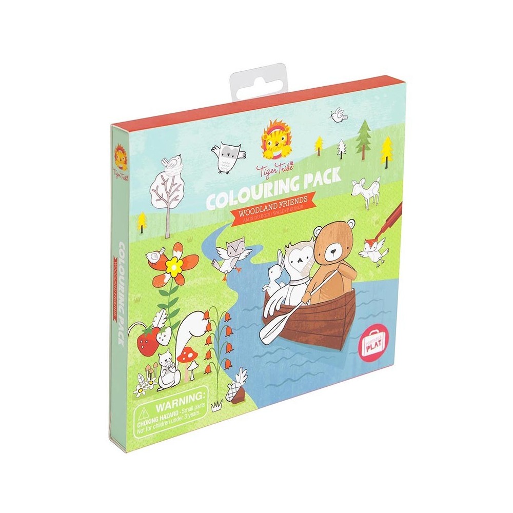 Tiger tribe - Set de coloriage