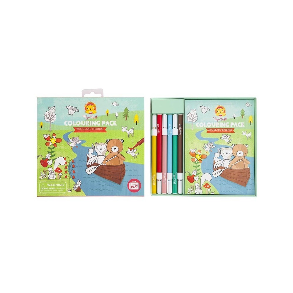 Tiger tribe - Set de coloriage