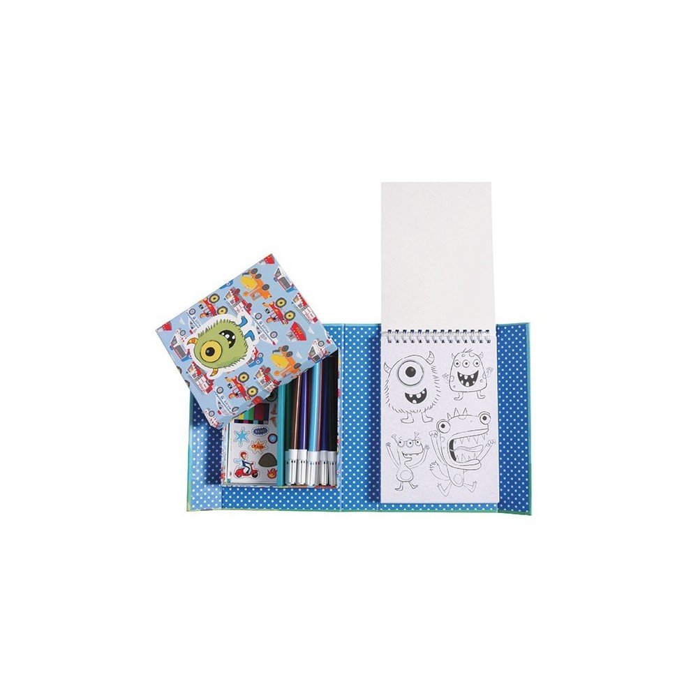 Tiger tribe - Set de coloriage et autocollants