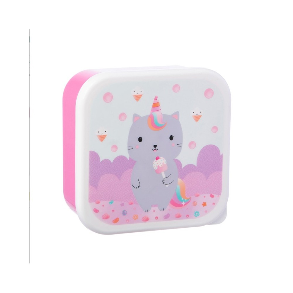 Set de 3 lunch box - chat