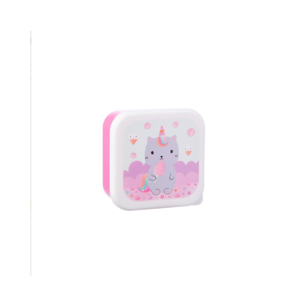 Set de 3 lunch box - chat