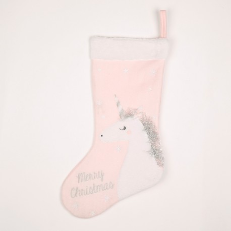 Chaussette de Noël Licorne