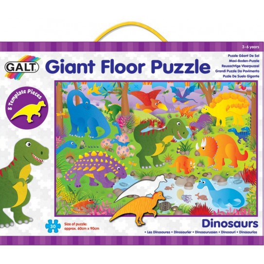 Puzzle géant de sol - Les dinosaures