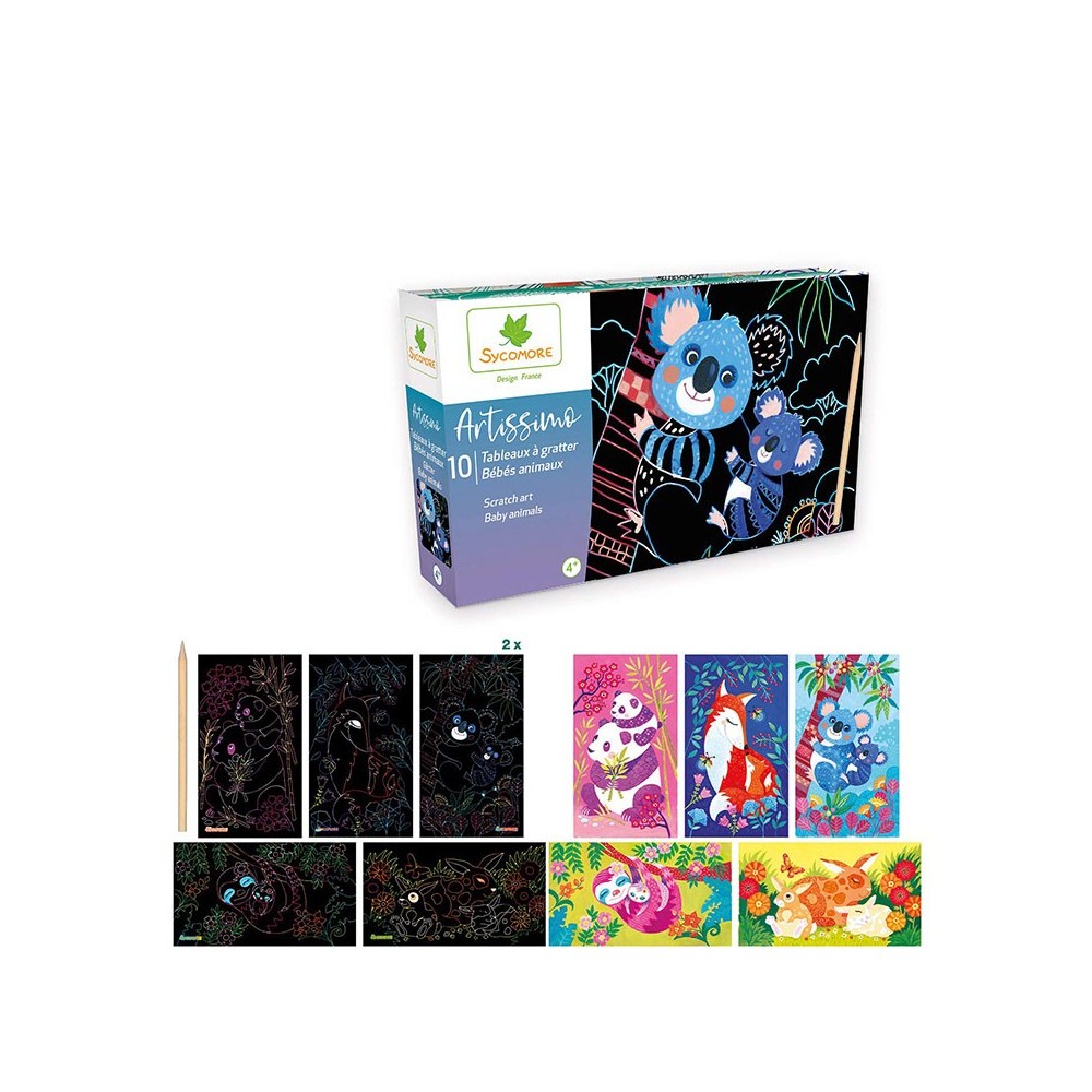 Au Sycomore - Cartes à gratter