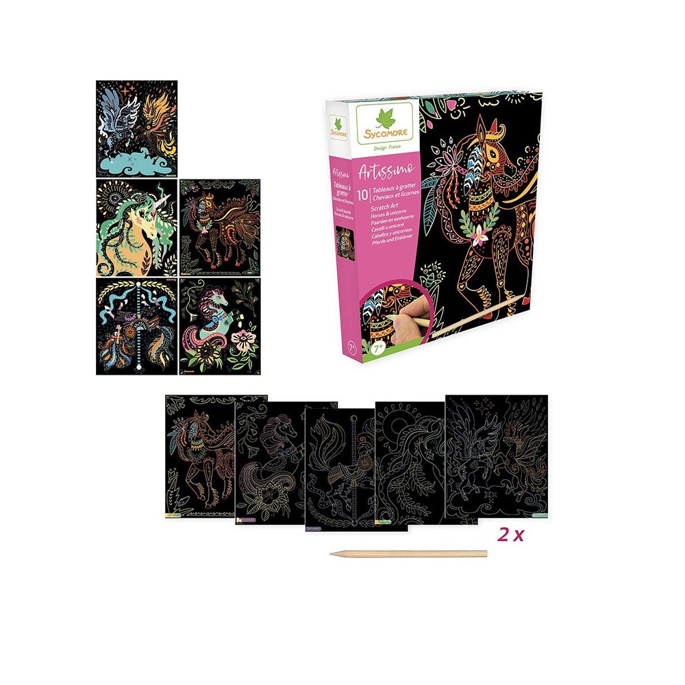 Au Sycomore - Cartes à gratter