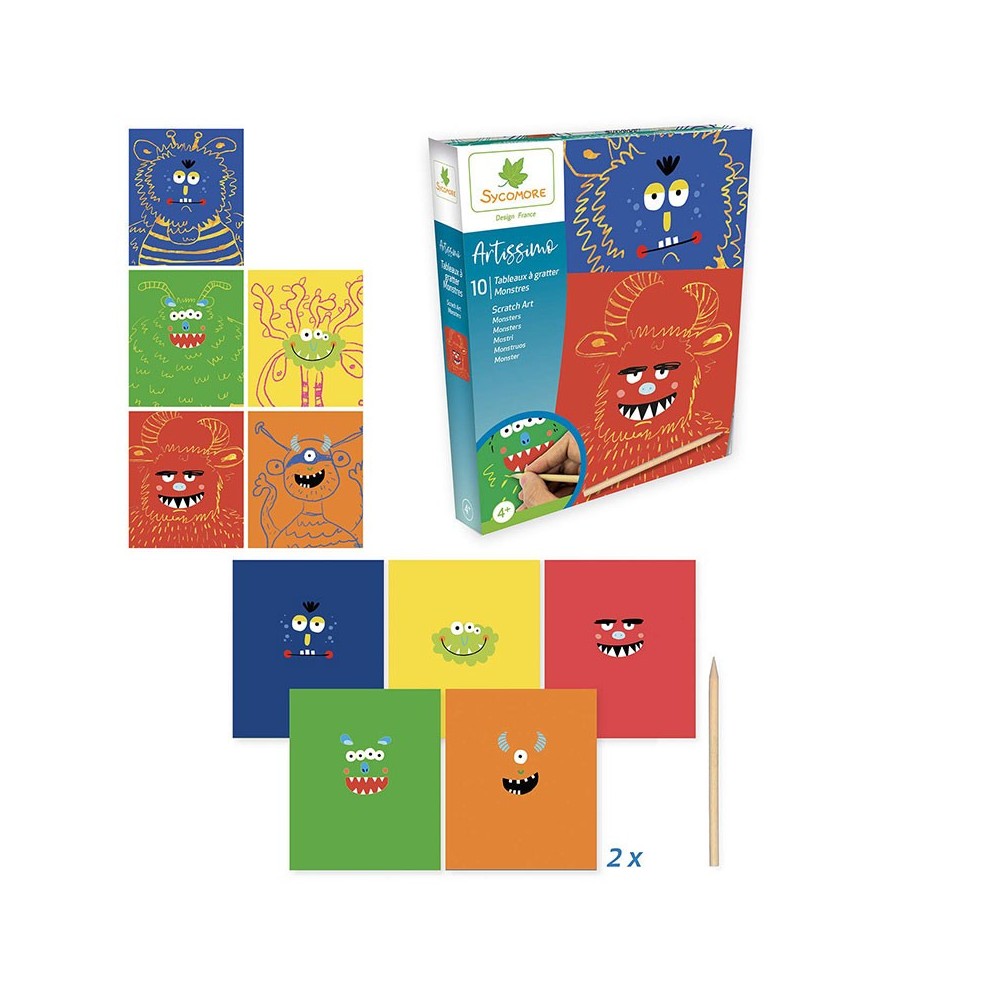 Au Sycomore - Cartes à gratter