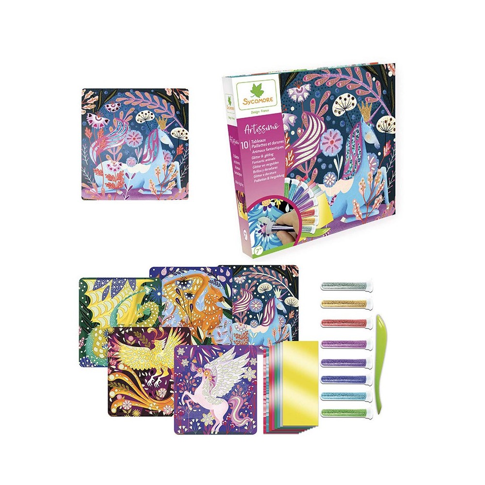 Sycomore - Tableaux Paillettes et dorures