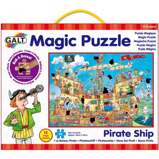 Puzzle magique - Le bateau pirate