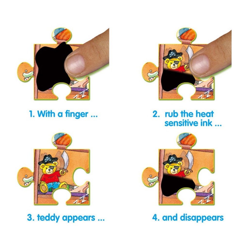 Puzzle magique - Le bateau pirate