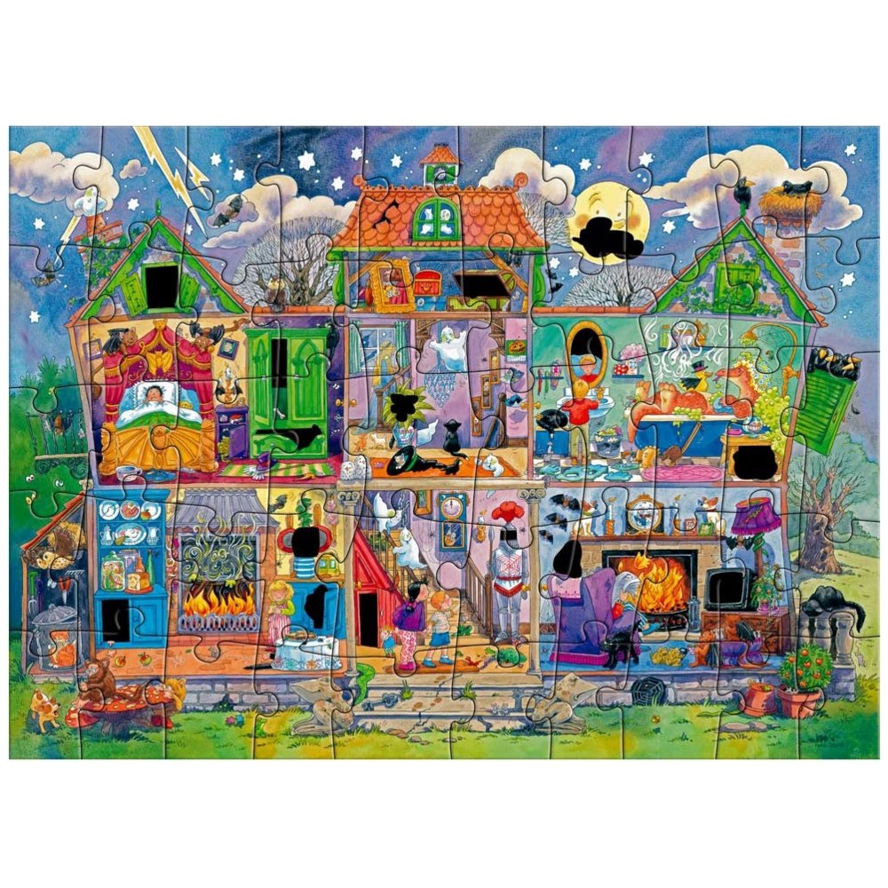 Puzzle magique - La maison hantée