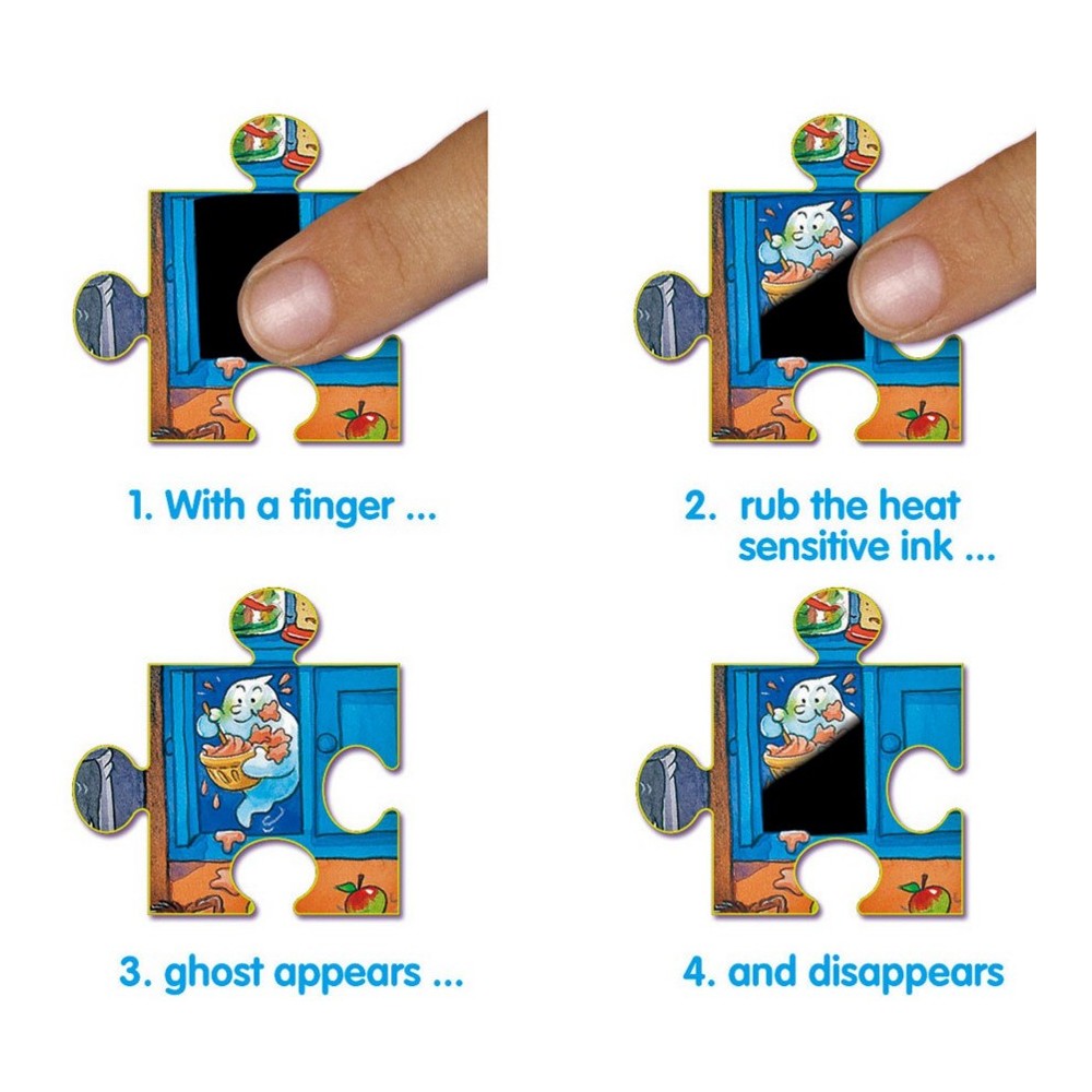 Puzzle magique - La maison hantée