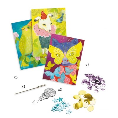 Djeco - Cartes à broder