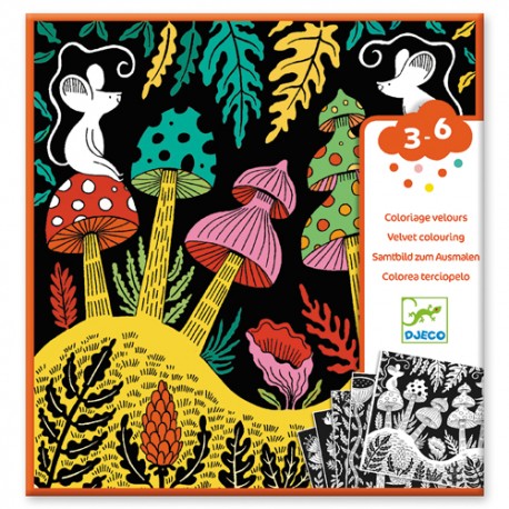 Djeco - Coloriage velours