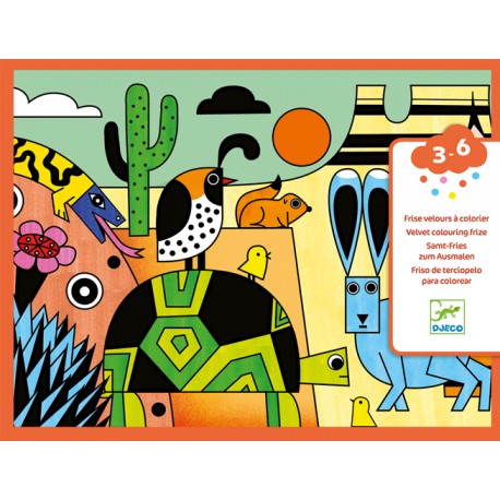 Djeco - Coloriage velours
