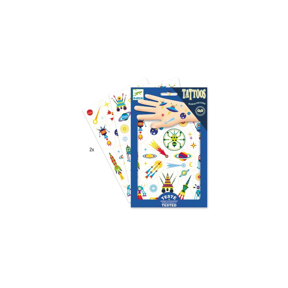 Djeco - Tatouages phospho