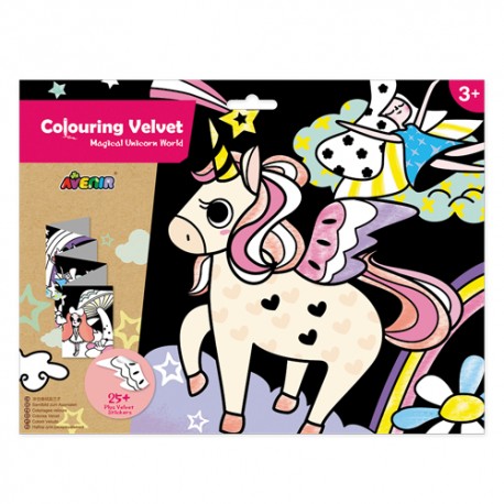 Avenir - Coloriage velours et autocollants