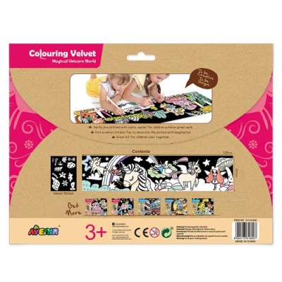 Avenir - Coloriage velours et autocollants