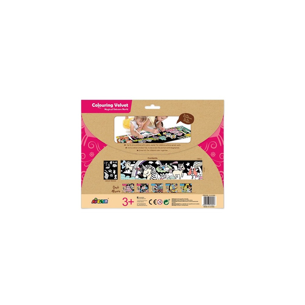 Avenir - Coloriage velours et autocollants