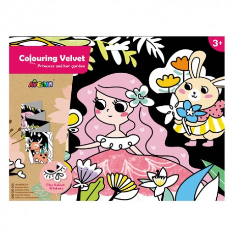 Avenir - Coloriage velours et autocollants
