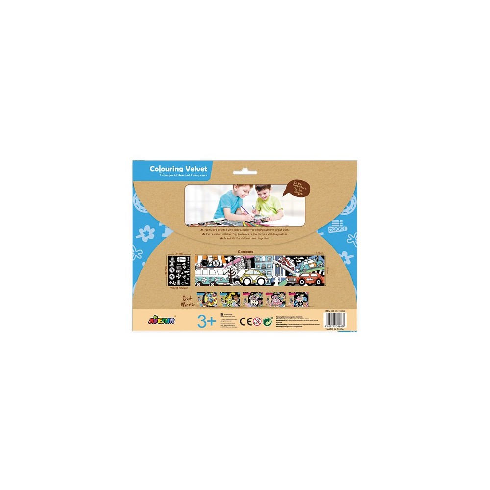 Avenir - Coloriage velours et autocollants