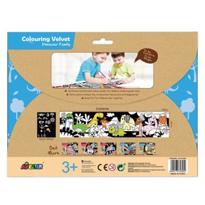 Avenir - Coloriage velours et autocollants