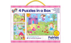 Boîte de 4 puzzles - Fées