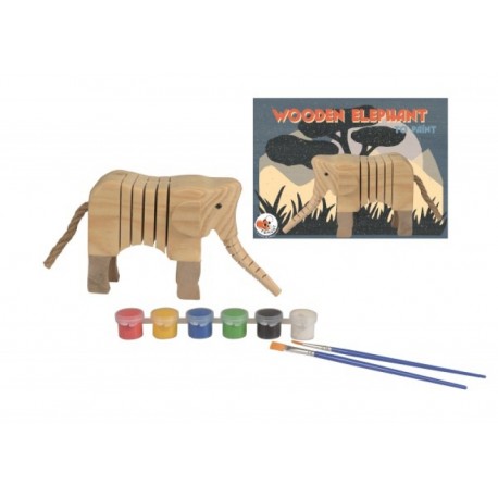 Egmont toys - Éléphant en bois à peindre