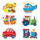 Puzzles pour bébé - Transports