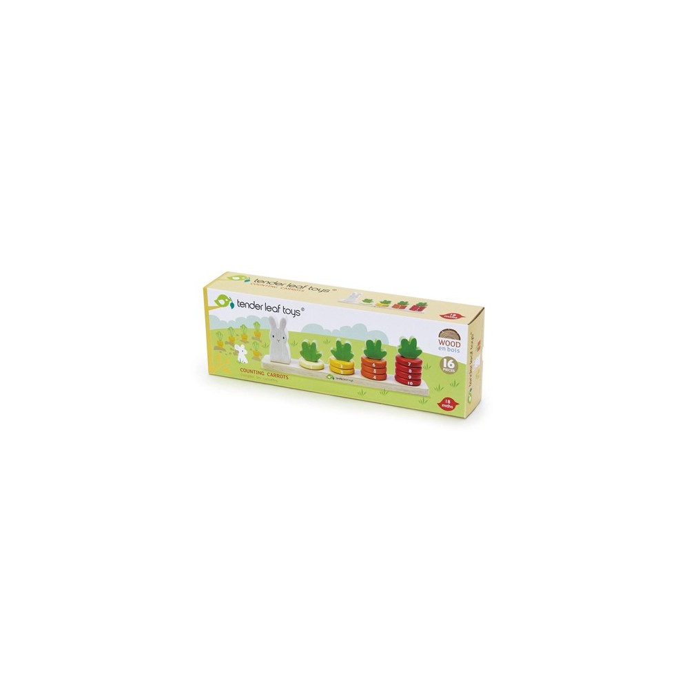 Tender leaf toys - Compter les carottes