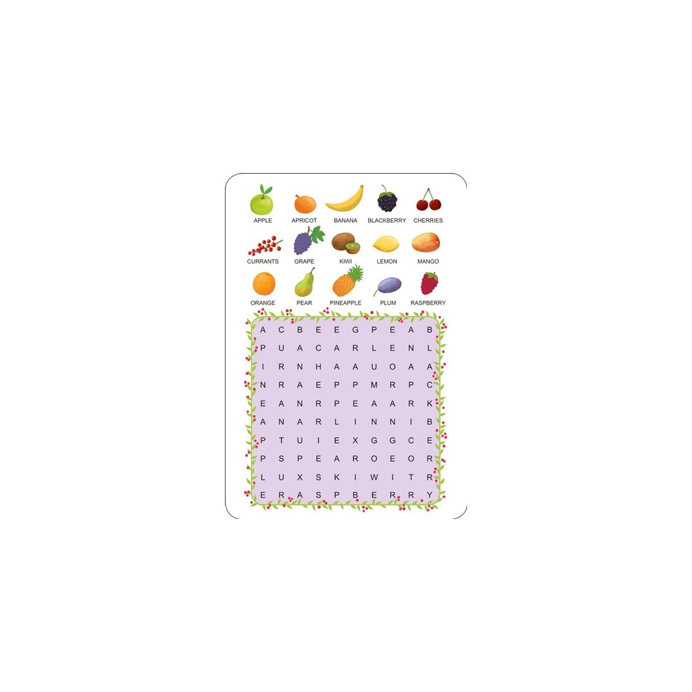 Djeco - Mini Logix Mots mêlés anglais