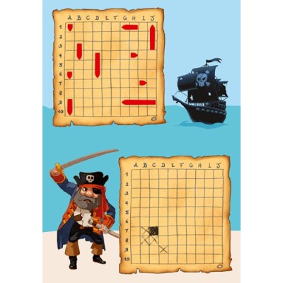 Djeco - Mini Logix Bataille navale