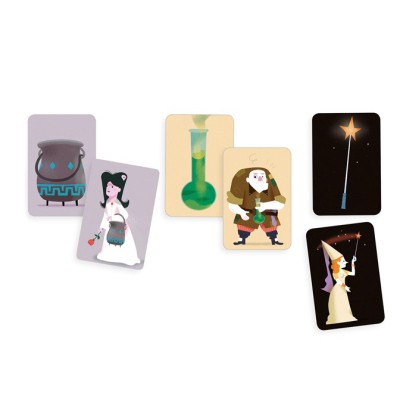 Djeco - Jeu de cartes Magic school