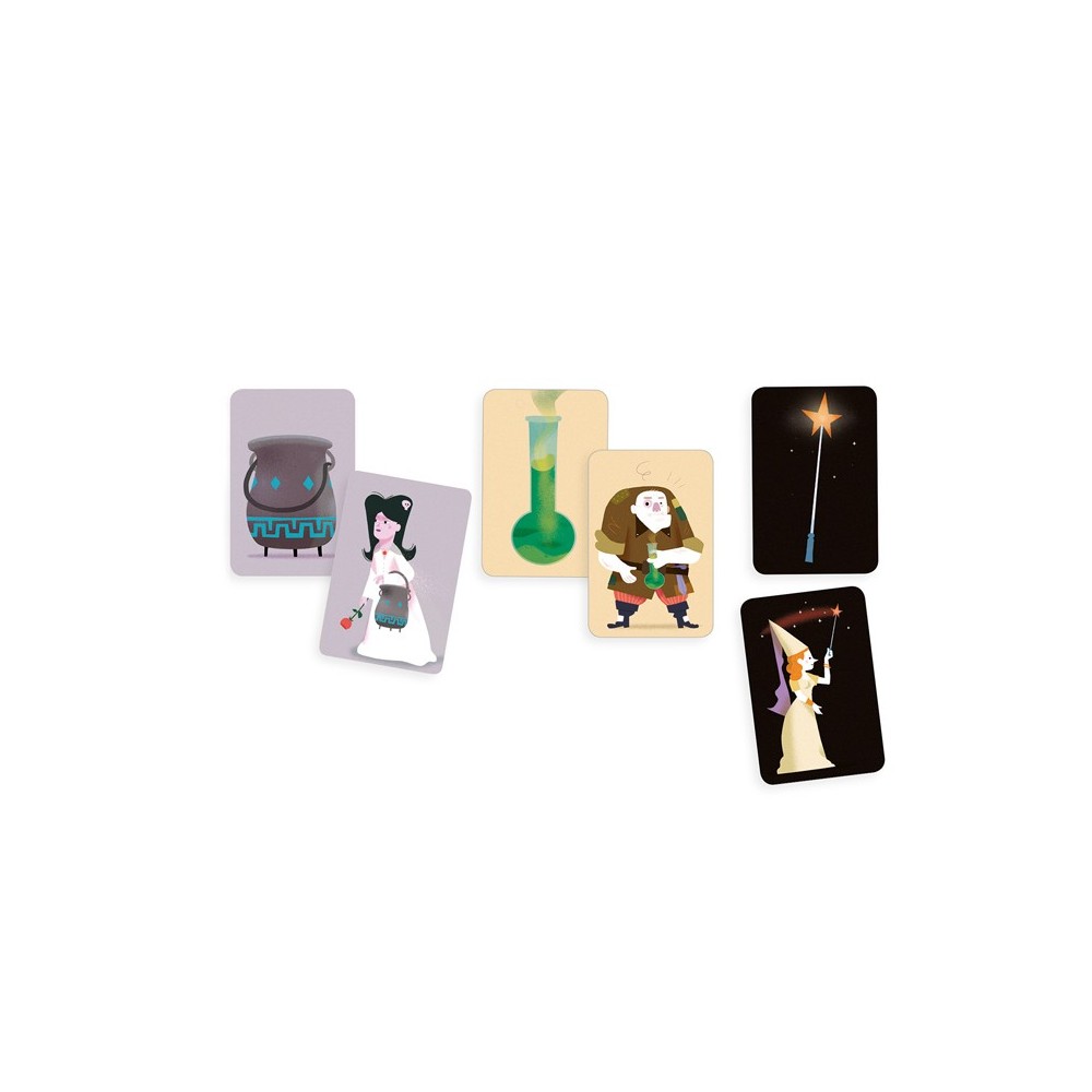 Djeco - Jeu de cartes Magic school