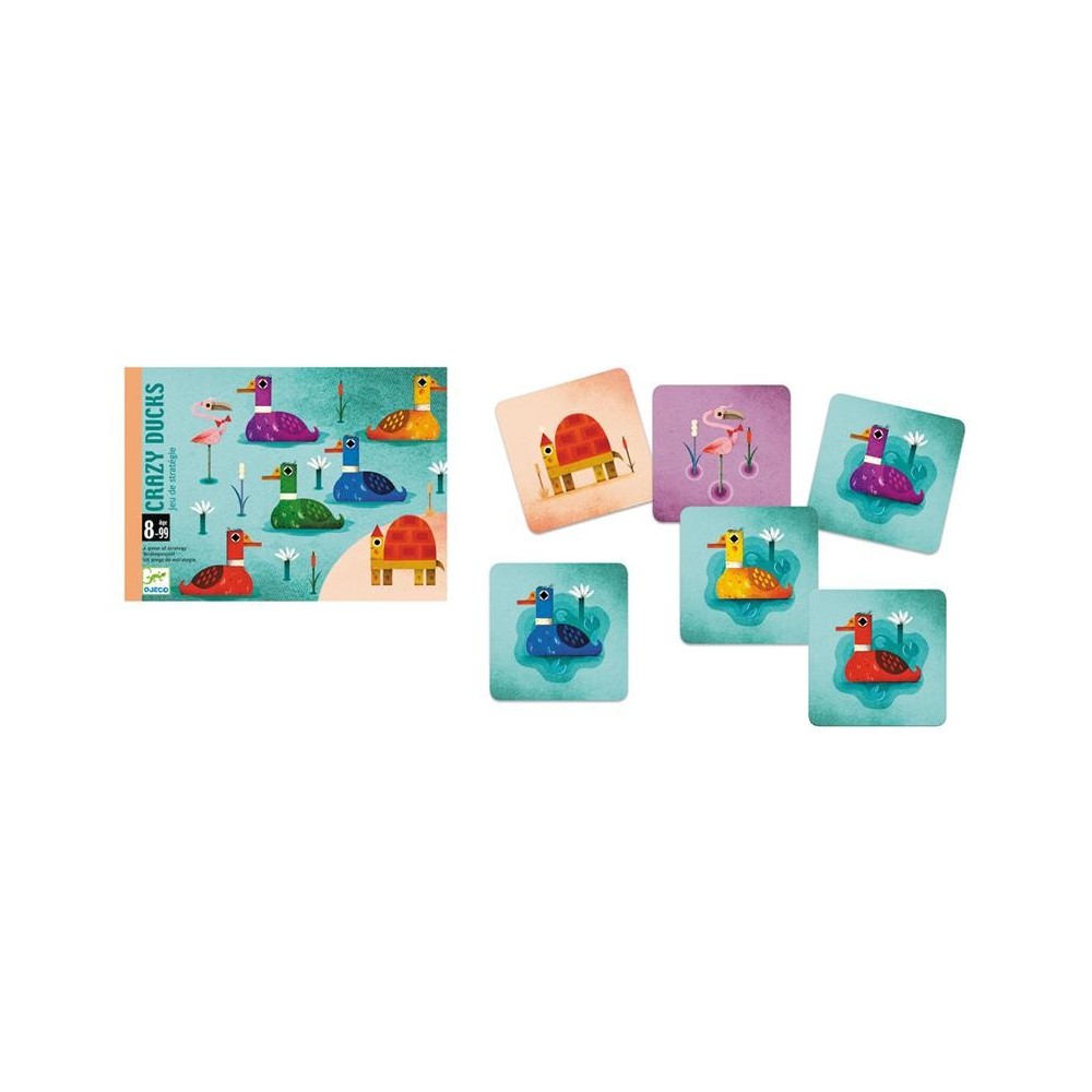 Djeco - Jeu de cartes Crazy ducks