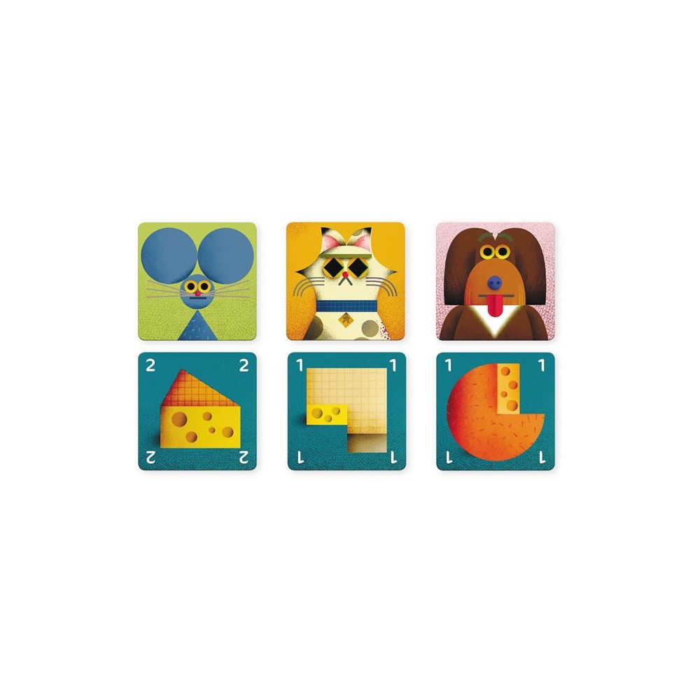 Djeco - Jeu de cartes Cheese rescue