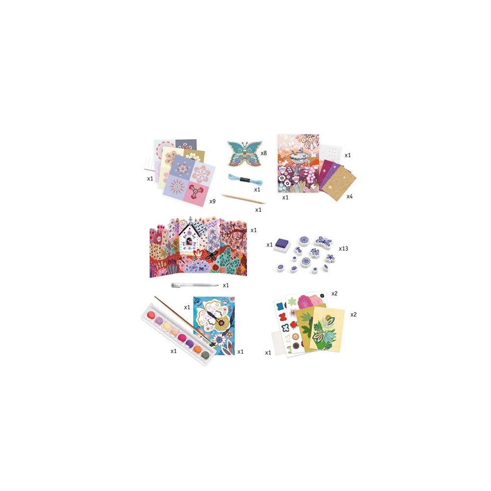 Djeco - Coffret 6 activités créatives