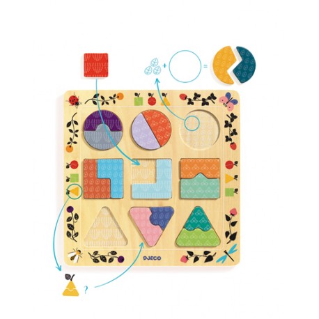 Djeco - Puzzle ludigraphic