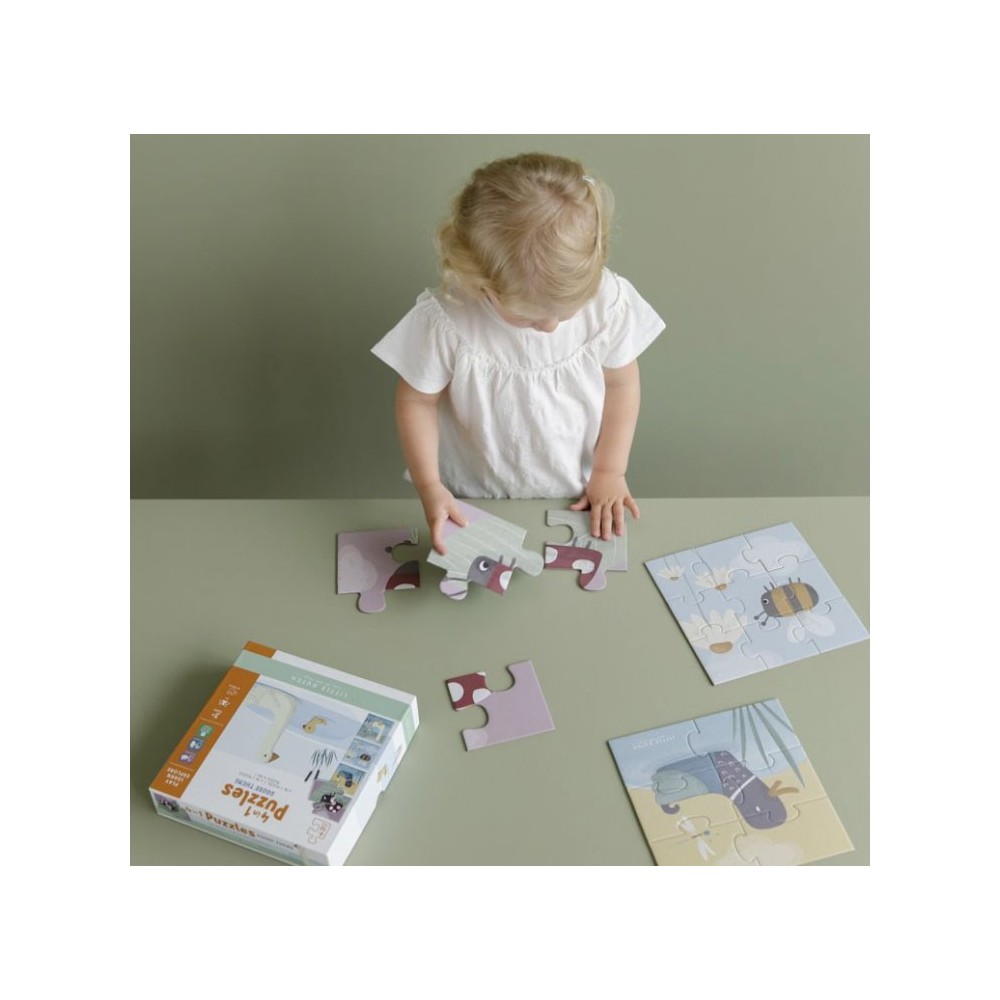 Little Dutch - Puzzle 4 en 1