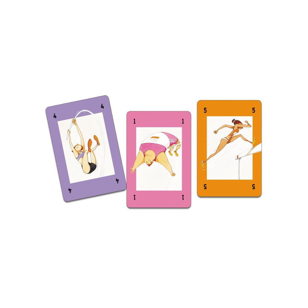 Djeco - Jeu de carte Athletic games