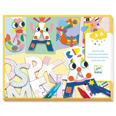 Djeco - Créer avec des formes lettres
