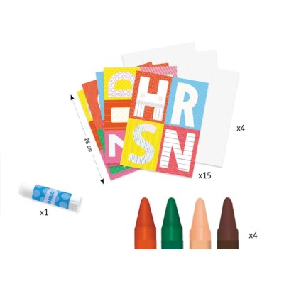 Djeco - Créer avec des formes lettres