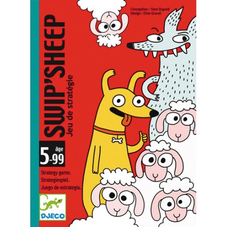 Djeco - Jeu de carte Swip'Sheep