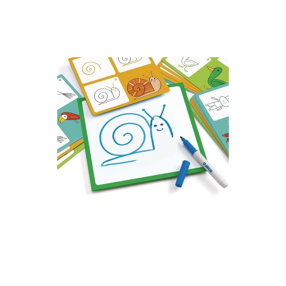 Djeco - Apprendre à dessiner - Step by step